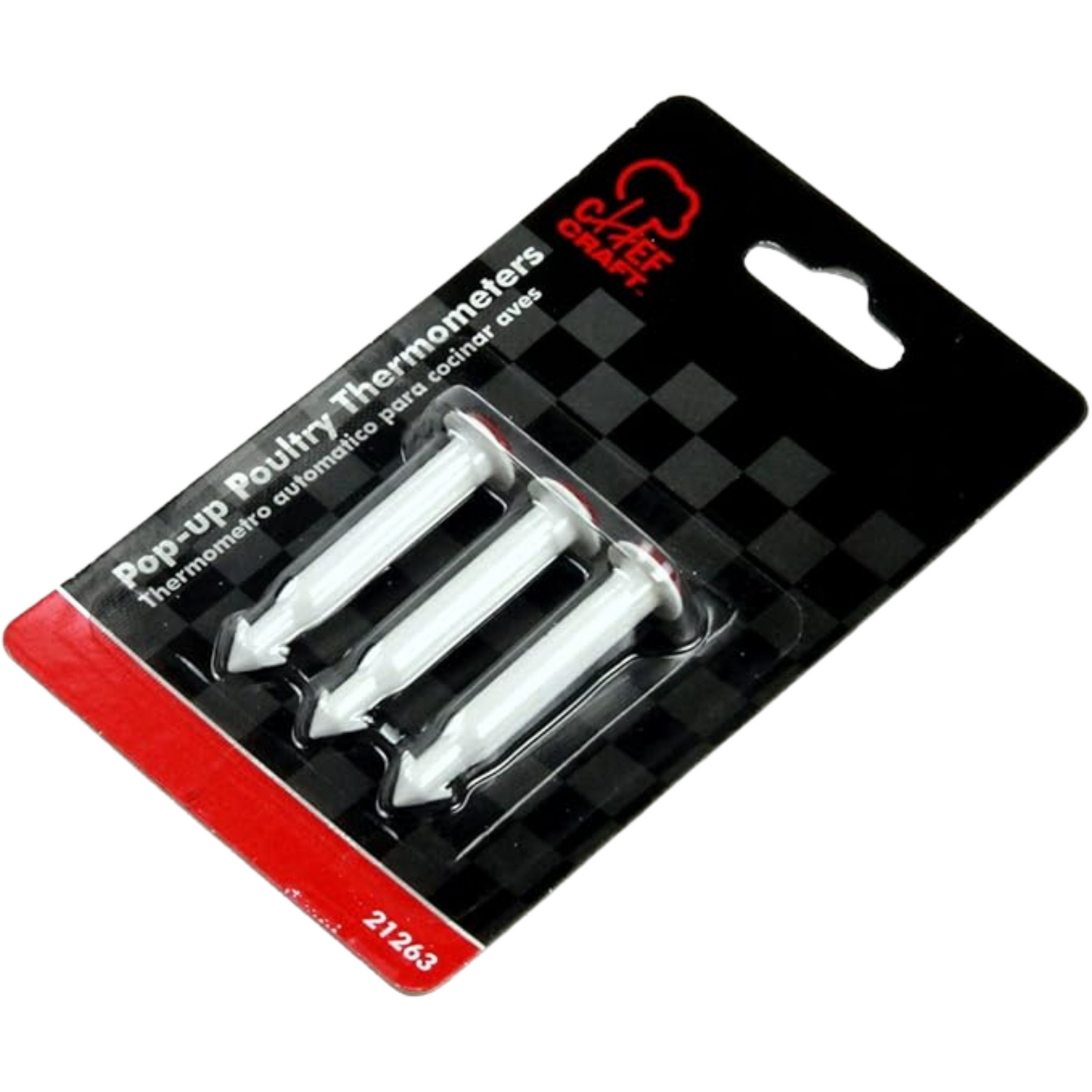 Chef Craft Poultry Thermometer, 3 Pack