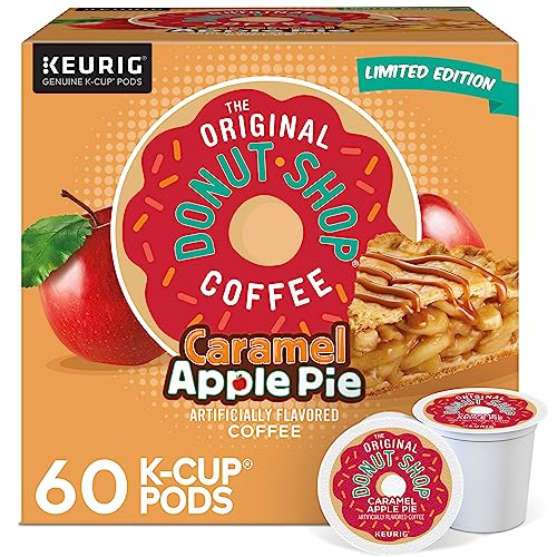 The Original Donut Shop Caramel Apple Pie Coffee, Keurig K-Cup Pod, Light Roast, 60 Count (6 Packs of 10)